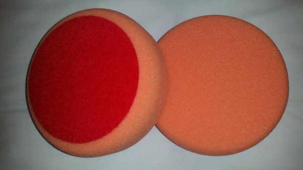 5-X-POLISHING-FAST-FIT-hook-n-loop-COMPOUND-HEAD-ORANGE-150MM-X-50MM-303717840212